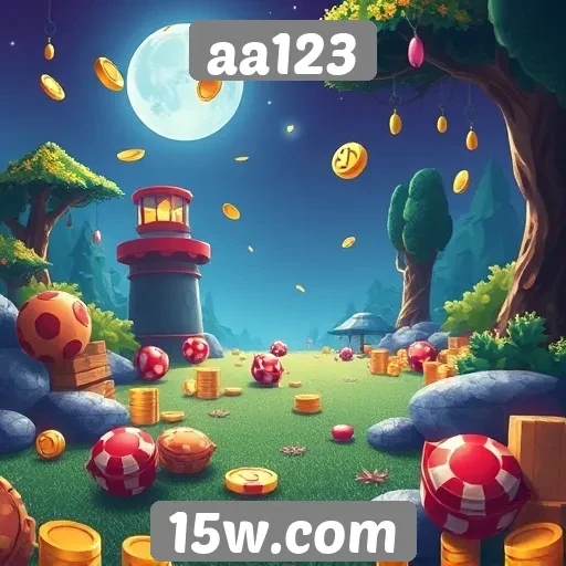 Diversificação de jogos no site aa123