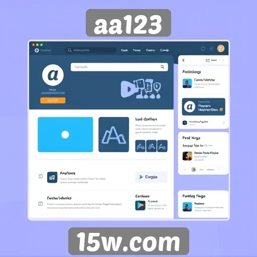 Análise da interface do usuário no site aa123